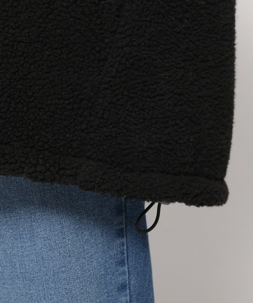 LEPSIM（レプシィム）の「パイピングボアジャケット　950917（ノーカラーコート・レディース・ブラック/カーキ/グレイッシュベージュ・FREE）」の21枚目の写真