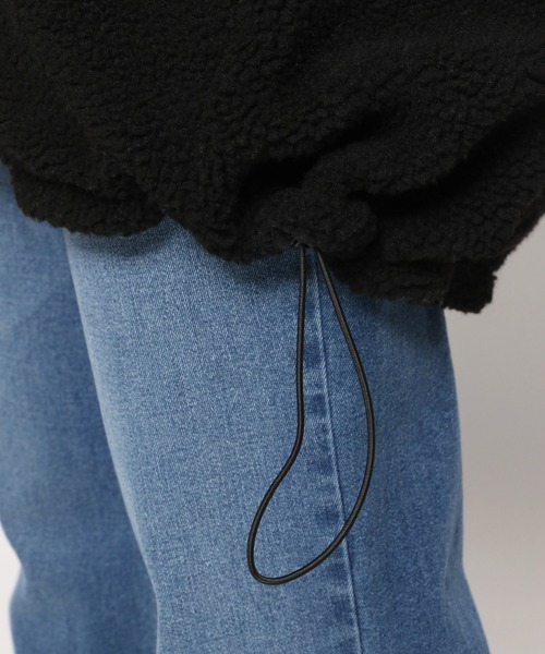 LEPSIM（レプシィム）の「パイピングボアジャケット　950917（ノーカラーコート・レディース・ブラック/カーキ/グレイッシュベージュ・FREE）」の22枚目の写真