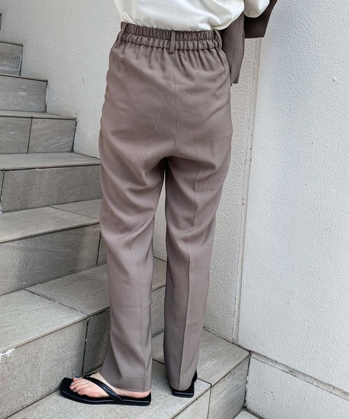 CIAOPANIC TYPY（チャオパニックティピー）の「【ZOZOTOWN限定】センタープレスタックスラックスパンツ（スラックス・レディース・ブラック/カーキ/モカ・ONE SIZE）」の16枚目の写真