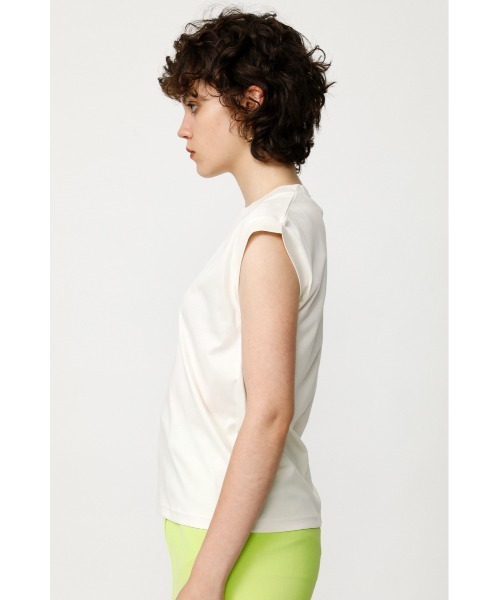 SLY（スライ）の「SIMPLY N/S TOPS トップス（Tシャツ/カットソー・レディース・ホワイト/ブラック/グリーン/ベージュ・FREE）」の11枚目の写真