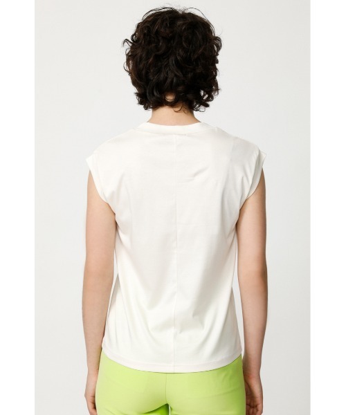 SLY（スライ）の「SIMPLY N/S TOPS トップス（Tシャツ/カットソー・レディース・ホワイト/ブラック/グリーン/ベージュ・FREE）」の7枚目の写真