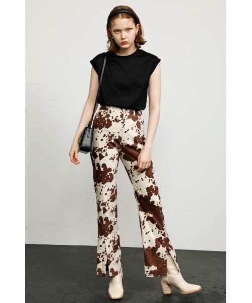 SLY（スライ）の「SIMPLY N/S TOPS トップス（Tシャツ/カットソー・レディース・ホワイト/ブラック/グリーン/ベージュ・FREE）」の9枚目の写真