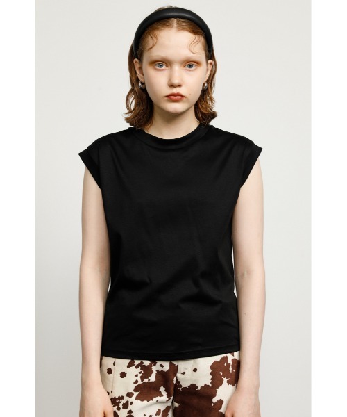 SLY（スライ）の「SIMPLY N/S TOPS トップス（Tシャツ/カットソー・レディース・ホワイト/ブラック/グリーン/ベージュ・FREE）」の18枚目の写真