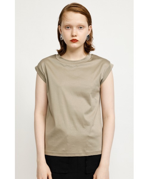 SLY（スライ）の「SIMPLY N/S TOPS トップス（Tシャツ/カットソー・レディース・ホワイト/ブラック/グリーン/ベージュ・FREE）」の19枚目の写真