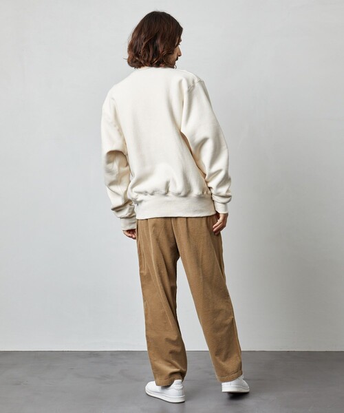 CAMBER（キャンバー）の「CAMBER/キャンバー CROSSKNIT CREW PULLOVER/クロスニット クルー プルオーバー（スウェット・メンズ・オフホワイト/ネイビー/グレー/ブラック・LARGE/MEDIUM/X-LARGE）」の7枚目の写真