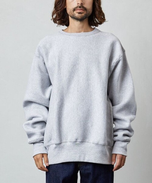CAMBER（キャンバー）の「CAMBER/キャンバー CROSSKNIT CREW PULLOVER/クロスニット クルー プルオーバー（スウェット・メンズ・オフホワイト/ネイビー/グレー/ブラック・LARGE/MEDIUM/X-LARGE）」の16枚目の写真