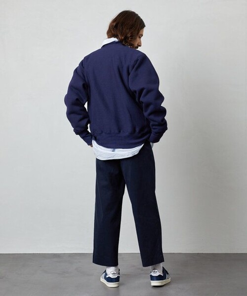 CAMBER（キャンバー）の「CAMBER/キャンバー CROSSKNIT CREW PULLOVER/クロスニット クルー プルオーバー（スウェット・メンズ・オフホワイト/ネイビー/グレー/ブラック・LARGE/MEDIUM/X-LARGE）」の21枚目の写真