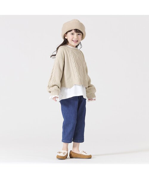 BREEZE（ブリーズ）の「ファーモカシン（モカシン/デッキシューズ・キッズ・ワインレッド/キャメル・15 /18/17/19/14/16）」の6枚目の写真