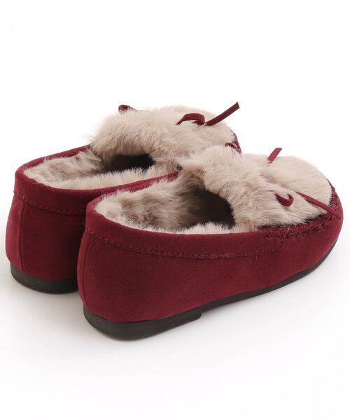 BREEZE（ブリーズ）の「ファーモカシン（モカシン/デッキシューズ・キッズ・ワインレッド/キャメル・15 /18/17/19/14/16）」の13枚目の写真