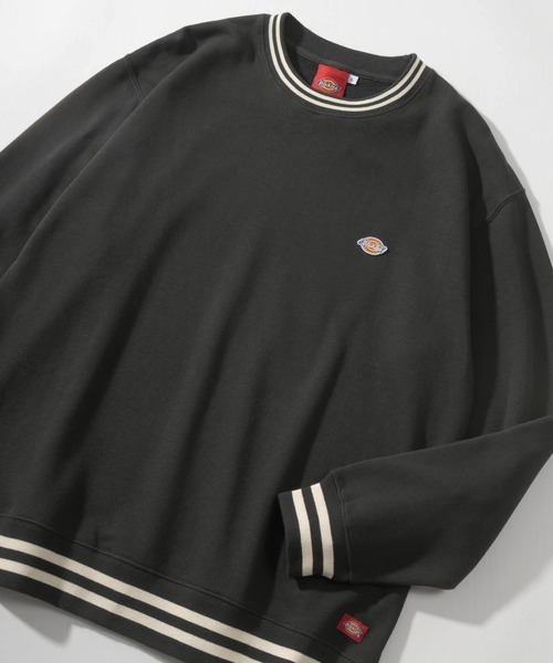 Dickies（ディッキーズ）の「【Dickies/ディッキーズ】ビッグシルエット リブラインスウェット/ 袖プリントスウェット/ トレーナー（スウェット・メンズ・アッシュグレー/ブラック/グリーン/ブラック系その他/グリーン系その他/ライトイエロー/グリーン系その他2/ネイビー/グレー系その他/ブラック系その他2/パープル/グレー系その他2/ダークネイビー/グレー系その他3/ダークグリーン系/ブラック系その他3/ダークグリーン・M/L/XL）」の18枚目の写真