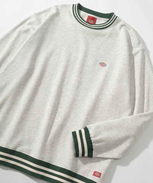 Dickies（ディッキーズ）の「【Dickies/ディッキーズ】ビッグシルエット リブラインスウェット/ 袖プリントスウェット/ トレーナー（スウェット・メンズ・アッシュグレー/ブラック/グリーン/ブラック系その他/グリーン系その他/ライトイエロー/グリーン系その他2/ネイビー/グレー系その他/ブラック系その他2/パープル/グレー系その他2/ダークネイビー/グレー系その他3/ダークグリーン系/ブラック系その他3/ダークグリーン・M/L/XL）」の20枚目の写真