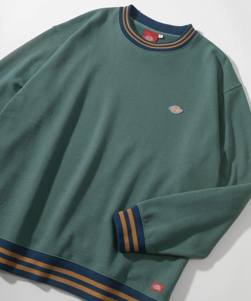 Dickies（ディッキーズ）の「【Dickies/ディッキーズ】ビッグシルエット リブラインスウェット/ 袖プリントスウェット/ トレーナー（スウェット・メンズ・アッシュグレー/ブラック/グリーン/ブラック系その他/グリーン系その他/ライトイエロー/グリーン系その他2/ネイビー/グレー系その他/ブラック系その他2/パープル/グレー系その他2/ダークネイビー/グレー系その他3/ダークグリーン系/ブラック系その他3/ダークグリーン・M/L/XL）」の22枚目の写真