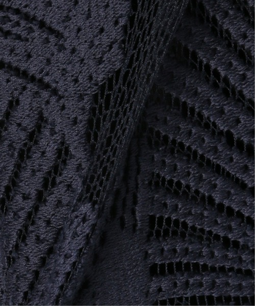 IENA LA BOUCLE(イエナラブークル)の「IENA LA BOUCLE リーフ柄レースティアードドレス◆(ワンピース・レディース・ネイビー・FREE)」の15枚目の写真