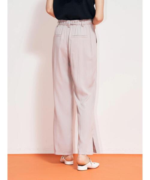 koe（コエ）の「センタータックパンツ*（スラックス・レディース・ライトグレー/ブラック/カーキ/ピンク・FREE）」の11枚目の写真