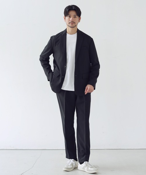SPU（スプ）の「抗菌防臭シルケット風天竺長袖カットソー（Tシャツ/カットソー・メンズ・ホワイト/ブラック/アッシュブラウン/グレー・M/XL/L）」の12枚目の写真