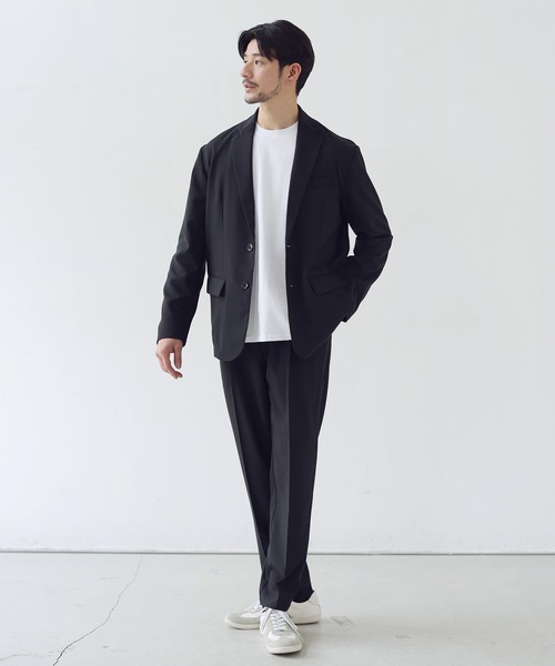 SPU（スプ）の「抗菌防臭シルケット風天竺長袖カットソー（Tシャツ/カットソー・メンズ・ホワイト/ブラック/アッシュブラウン/グレー・M/XL/L）」の14枚目の写真