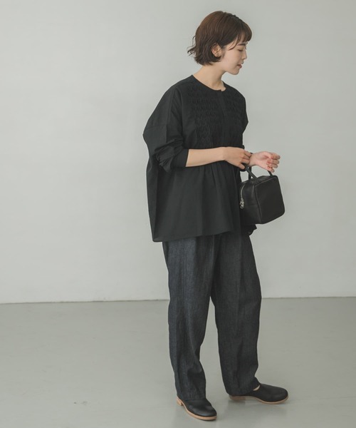 かぐれ（カグレ）の「コットンピンタックブラウス（シャツ/ブラウス