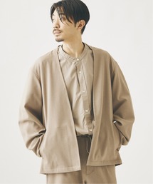 JOURNAL STANDARD（ジャーナルスタンダード）の「【SLOW】TUMUGITO ボタンレス カーディガン ジャケット（ノーカラージャケット・メンズ）」
