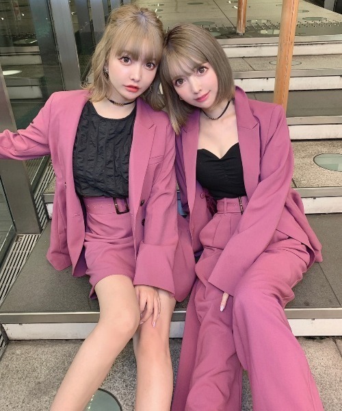 ROYAL PARTY(ロイヤルパーティー)の「タックワイドパンツ(その他パンツ・レディース・ベージュ/ピンク/ブラック/チェック・FREE)」の13枚目の写真