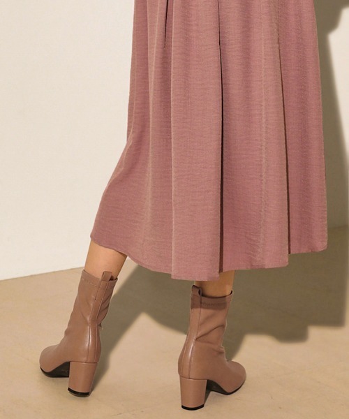 Bou Jeloud(ブージュルード)の「ベーシックショートブーツ(ブーツ・レディース・ブラック/ベージュ/アイボリー・S/M/L)」の5枚目の写真