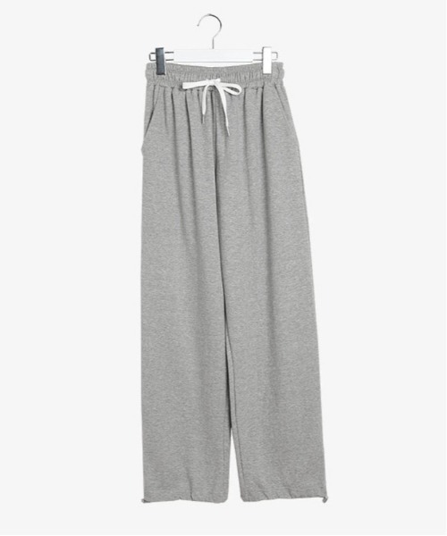 SONA（ソナ）の「SONYUNARA ワイドトレーニングパンツ（スウェットパンツ・レディース・ライトグレー/グレー・FREE）」の11枚目の写真
