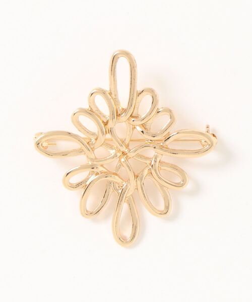 Three Four Time(スリーフォータイム)の「モノグラムブローチ【入卒/フォーマル/デイリー】(ブローチ/コサージュ・レディース・ゴールド/シルバー・FREE)」の5枚目の写真