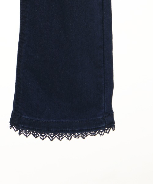 axes femme（アクシーズファム）の「レター刺繍デニムパギンス（デニムパンツ・レディース・ブラック/インディゴブルー・LARGE/MEDIUM/SMALL）」の8枚目の写真