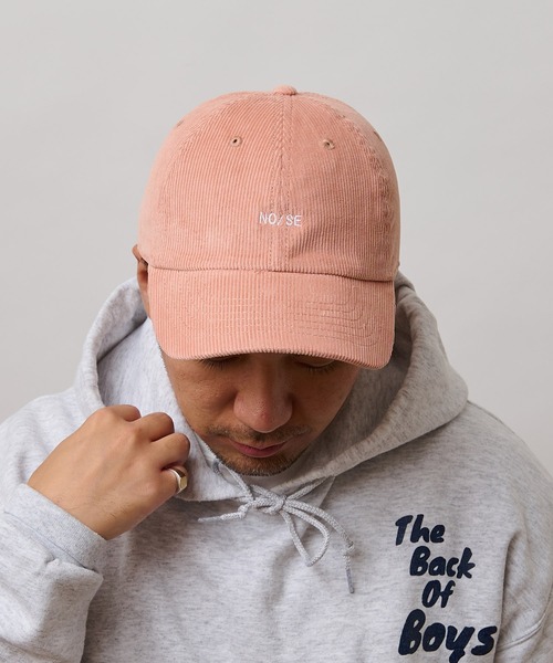 ANCHOR（アンカー）の「CELEB NO/SE コーデュロイローキャップ（キャップ・メンズ・ピンク/ベージュ/ブルー/アイボリー/ブラック・FREE）」の5枚目の写真