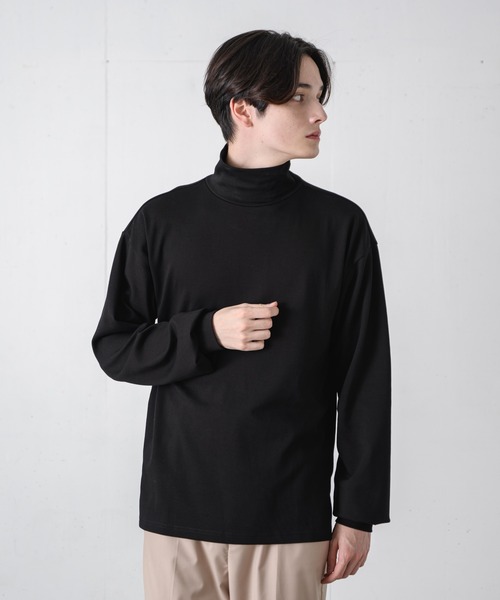 EDEL（エーデル）の「EDEL -2wayタートルネックT（Tシャツ/カットソー・メンズ・ライトブルー/ホワイト/ブラック・MEDIUM/LARGE）」の15枚目の写真