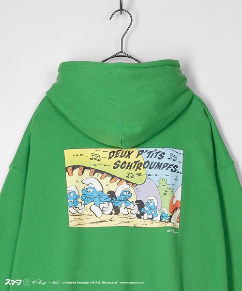 スマーフ　SMURFS　パーカー　フーディー　メンズ　レディース　ユニセックス PUMA パーカー × THE SMURFS GRAPHIC HOODIE TR / プーマ ザ