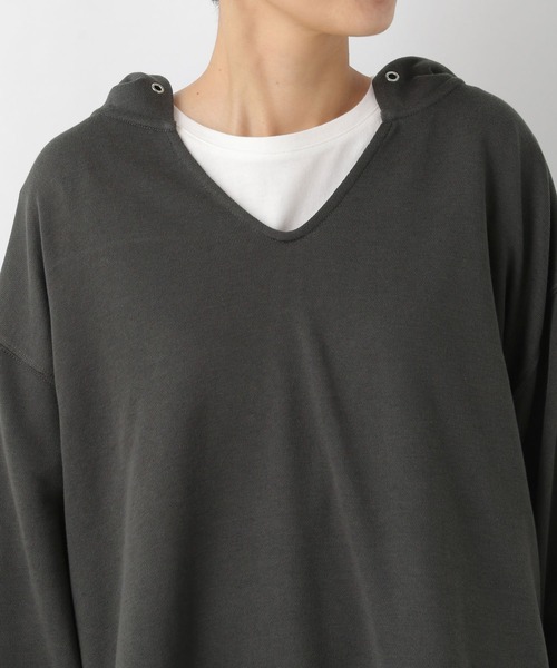 LEPSIM（レプシィム）の「スリットBIGパーカー　958988（パーカー・レディース・グレー/ライトグリーン/ブラウン・FREE）」の10枚目の写真