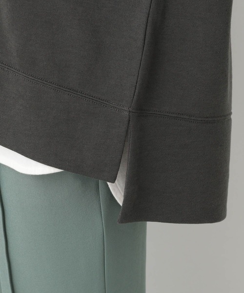 LEPSIM（レプシィム）の「スリットBIGパーカー　958988（パーカー・レディース・グレー/ライトグリーン/ブラウン・FREE）」の12枚目の写真