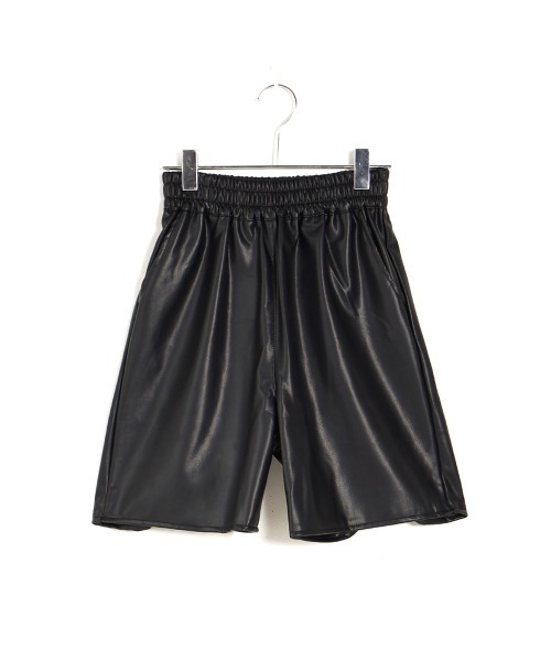 Bab（バブ）の「【WEB限定】フェイクレザーハーフパンツ（その他パンツ・レディース・ブラック/ブラウン/カーキ・M）」の20枚目の写真