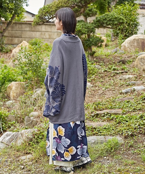 カヤ（カヤ）の「【カヤ】銀杏狩りニット羽織（カーディガン