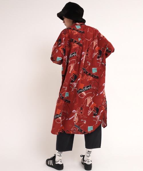 RNA(アールエヌエー)の「D1574 NINA'S REPLYシャツワンピース(シャツワンピース・レディース・ネイビー/オリーブ/レンガ・MEDIUM)」の16枚目の写真