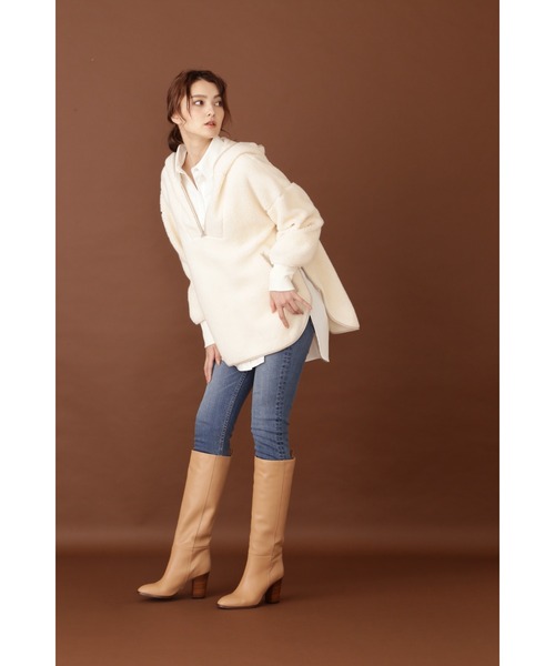 JILL STUART(ジルスチュアート)の「《Exclusive Line》オーバーサイズシャツ(シャツ/ブラウス・レディース・ホワイト/カーキ/ピンク・FREE)」の8枚目の写真