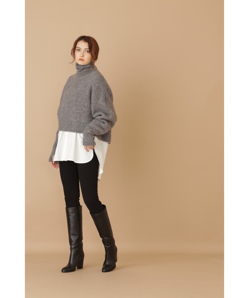 JILL STUART(ジルスチュアート)の「《Exclusive Line》オーバーサイズシャツ(シャツ/ブラウス・レディース・ホワイト/カーキ/ピンク・FREE)」の9枚目の写真