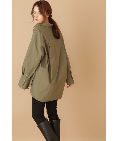 JILL STUART(ジルスチュアート)の「《Exclusive Line》オーバーサイズシャツ(シャツ/ブラウス・レディース・ホワイト/カーキ/ピンク・FREE)」の12枚目の写真