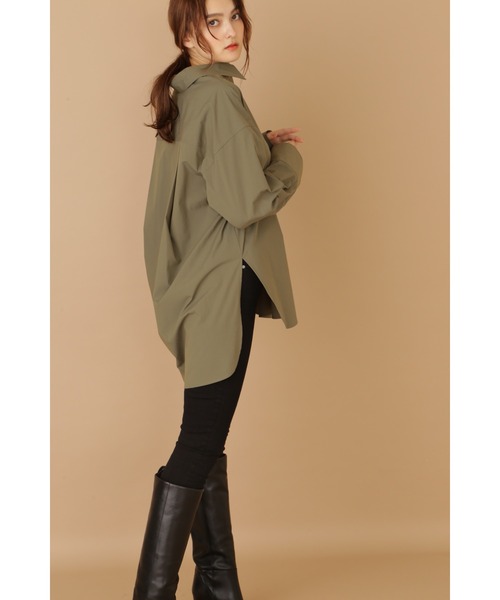 JILL STUART(ジルスチュアート)の「《Exclusive Line》オーバーサイズシャツ(シャツ/ブラウス・レディース・ホワイト/カーキ/ピンク・FREE)」の16枚目の写真