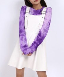 PUNYUS | フェイクレザーミニジャンパースカート(ジャンパースカート)