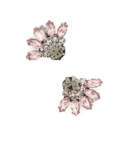 BEAUTY&YOUTH UNITED ARROWS（ビューティーアンドユースユナイテッドアローズ）の「BYSFM カラービジューフラワーイヤリング◆（イヤリング・レディース・ホワイト/コバルトブルー/ライトピンク・フリー）」の3枚目の写真