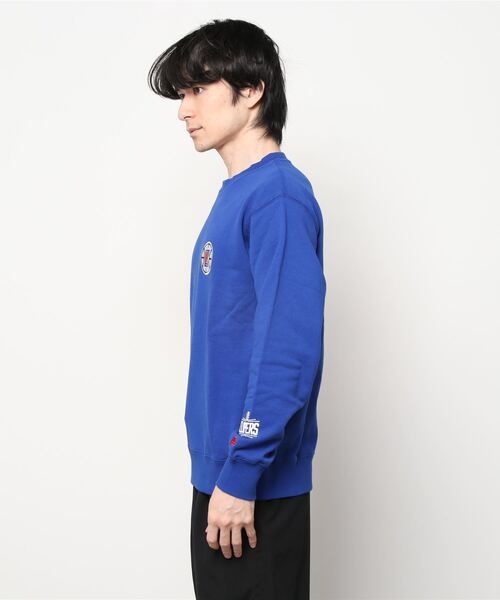 XLARGE（エクストララージ）の「CLIPPERS STANDARD LOGO CREWNECK SWEAT（スウェット・メンズ・グレー/ブルー・S/M/L/XL）」の13枚目の写真