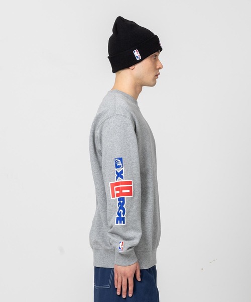 XLARGE（エクストララージ）の「CLIPPERS STANDARD LOGO CREWNECK SWEAT（スウェット・メンズ・グレー/ブルー・S/M/L/XL）」の20枚目の写真