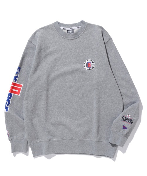 XLARGE（エクストララージ）の「CLIPPERS STANDARD LOGO CREWNECK SWEAT（スウェット・メンズ・グレー/ブルー・S/M/L/XL）」の15枚目の写真