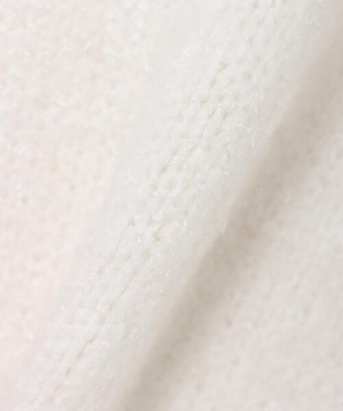 INGNI（イング）の「クルーネック／2WAYもちもちショートカーディガン（カーディガン/ボレロ・レディース・ピンク/イエロー/グリーン/アイボリー・M）」の8枚目の写真