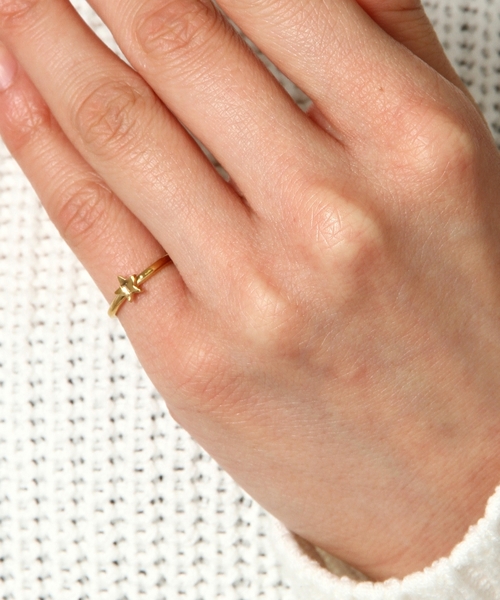 BEAUTY&YOUTH UNITED ARROWS（ビューティーアンドユースユナイテッドアローズ）の「▲BY JOLILI スターモチーフピンキーリング S-Z §（リング・レディース・その他1/その他9/その他2/その他7/その他5・5/3）」の9枚目の写真