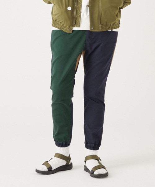 KRIFF MAYER Lady's Collection(クリフメイヤーレディースコレクション)の「マルチカラージョガーパンツ(その他パンツ・レディース・ライトブルー/ブルーグリーン/カーキ/ネイビー・LARGE/MEDIUM)」の3枚目の写真