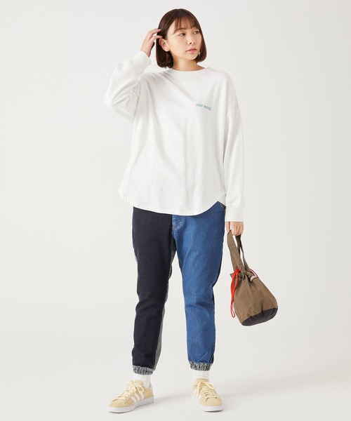 KRIFF MAYER Lady's Collection(クリフメイヤーレディースコレクション)の「マルチカラージョガーパンツ(その他パンツ・レディース・ライトブルー/ブルーグリーン/カーキ/ネイビー・LARGE/MEDIUM)」の12枚目の写真