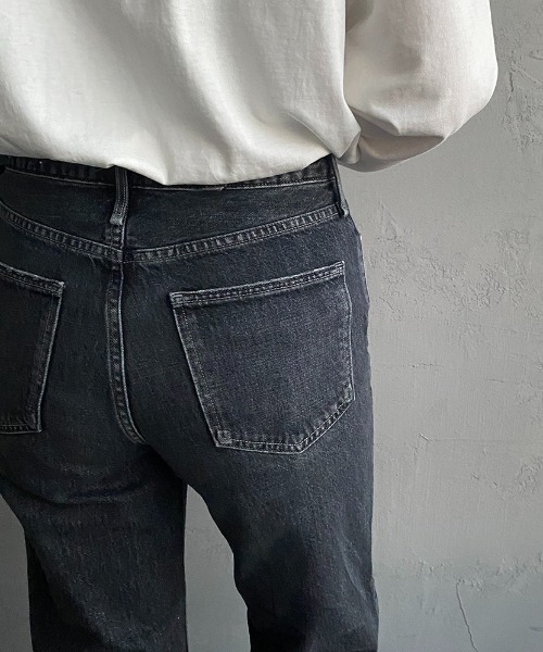 upperhights（アッパーハイツ）の「[upper hights/アッパーハイツ] THE MINE ハイウエスト ストレートブラックデニム（デニムパンツ・レディース・ブラック・24/23/22）」の15枚目の写真