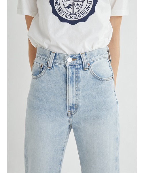 Mila Owen（ミラオーウェン）の「後ろスリットストレートデニムパンツ（デニムパンツ・レディース・ライトブルー/ブルー/ホワイト・0/1）」の10枚目の写真